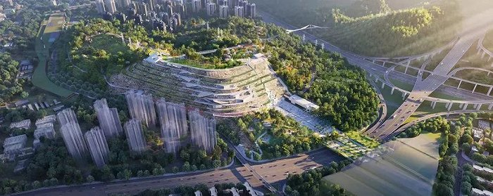 安托山自然艺术公园效果图  图片来源：幸福福田