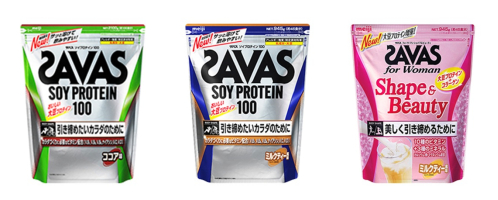　　·明治SAVAS匝巴斯大豆蛋白粉系列
