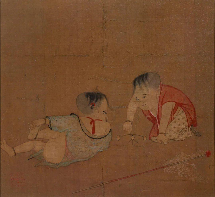  宋·苏汉臣《婴戏图》