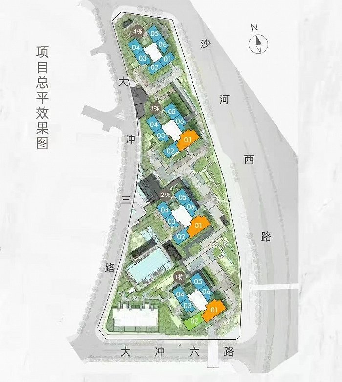 润玺二期平面图 图片来源：网络
