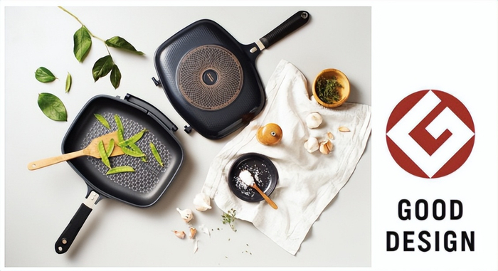 　　石墨烯双面锅---2018年获得“GOOD DESIGN”设计大奖