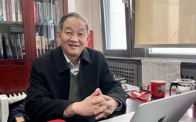 2022年4月8日，魏辅文院士接受采访。新京报记者 杨雪 摄