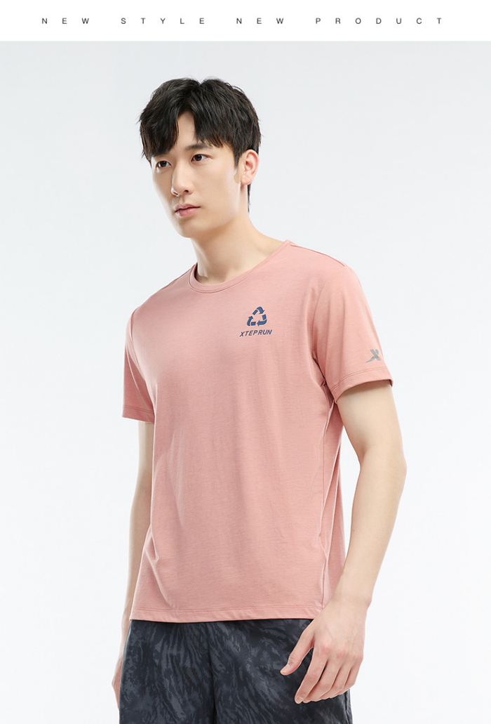 图为特步聚乳酸T恤