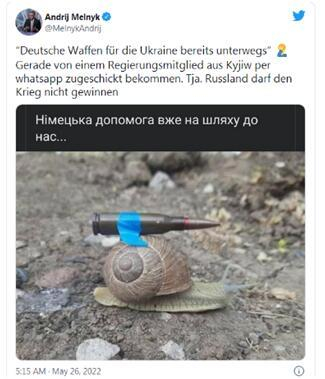 乌克兰驻德大使梅利尼克推特