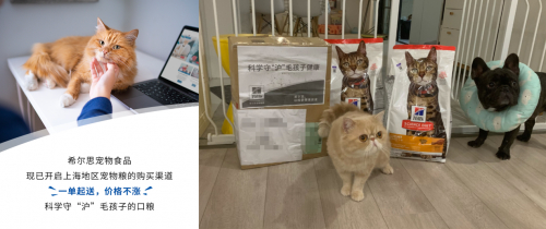 　　希尔思联及豫园宠物共同发起科学守“沪”毛孩子口粮活动