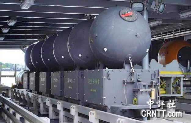 美产6号15型系留雷，共有6枚在轨道上待机。（图片来源：香港“中评社”）