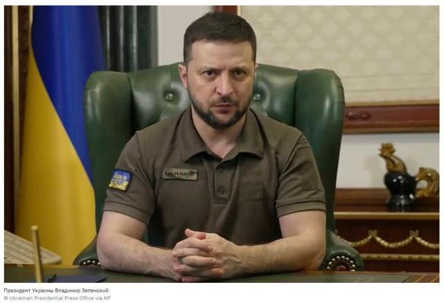 乌克兰总统泽连斯基 图源：美联社 