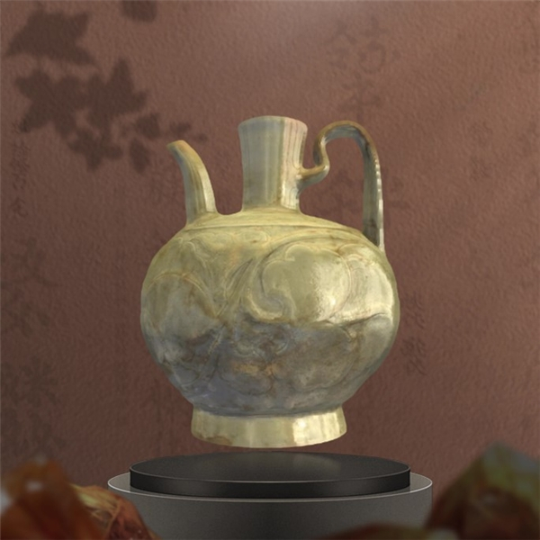 　　“宋耀州窑青釉执壶”数字藏品