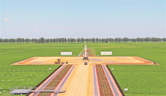     查哈阳农场有限公司水稻良种研发繁育园区。