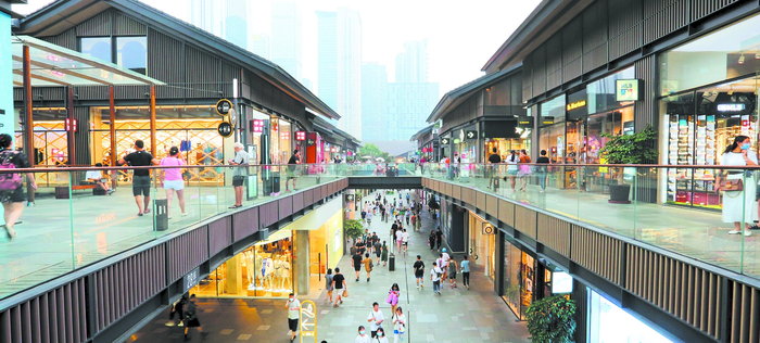 ▲成都太古里商圈