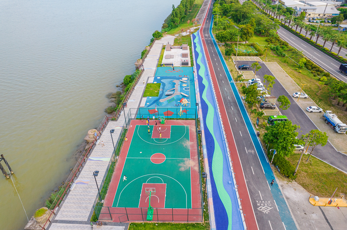 西江碧道运动公园。彭伟宗 摄