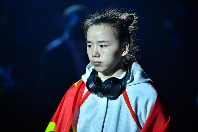 女子职业综合格斗运动员林荷琴。 受访者供图