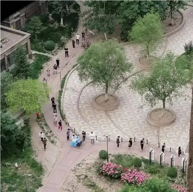 　　核酸大筛现场 受访者供图