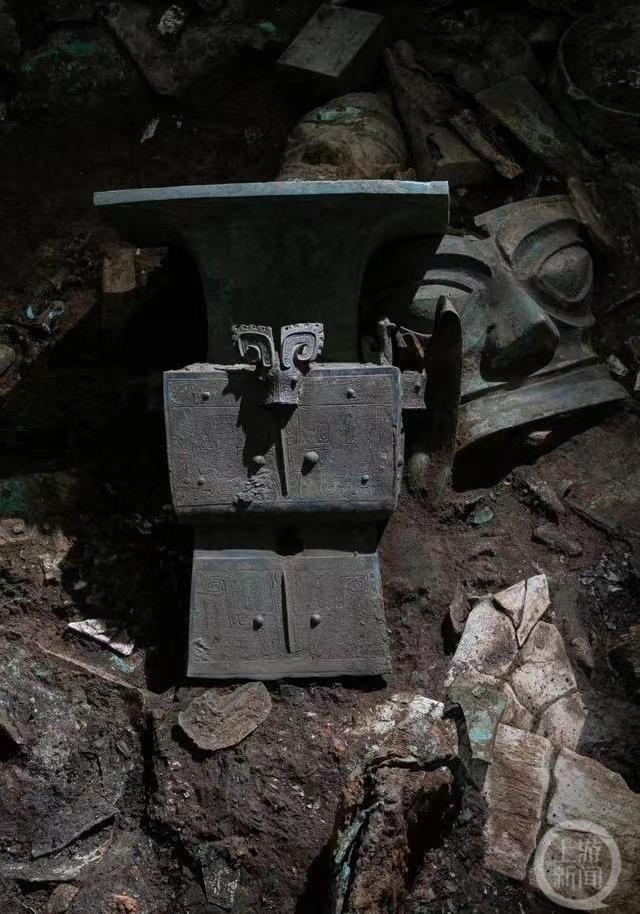 ▲6月13日，三星堆发布最新考古成果。图片来源/三星堆博物馆