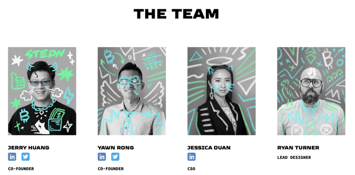 STEPN 的核心团队成员。图片来源 | STEPN 官网