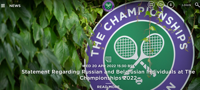 AELTC官网声明截图