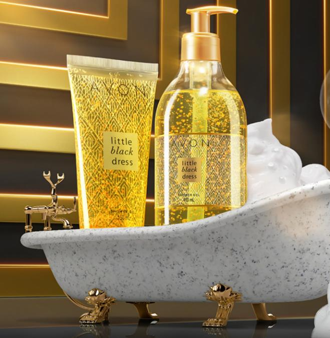 　　AVON雅芳小黑裙香水沐浴露