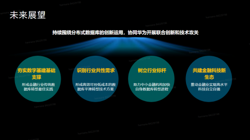 　　持续技术攻关，联手共建金融科技新生态