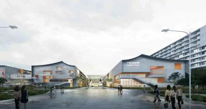 广州市艺术中学效果图