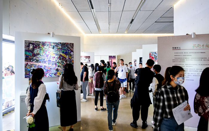　　明基“风潮由我-CG数字艺术展”活动现场