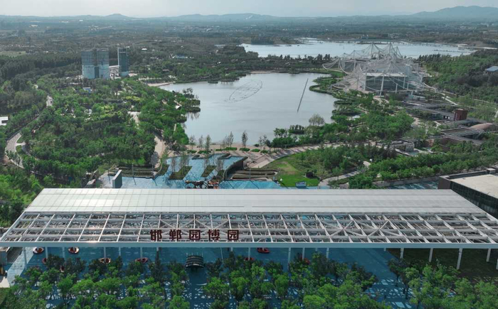 坐落于邯郸市复兴区的邯郸园博园。周绍宗摄