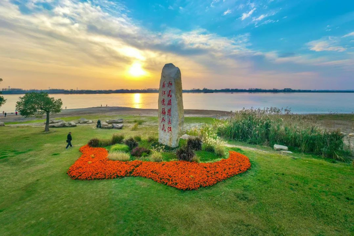 薛家洼生态园正逐步成为马鞍山市的城市生态客厅。濮勇摄