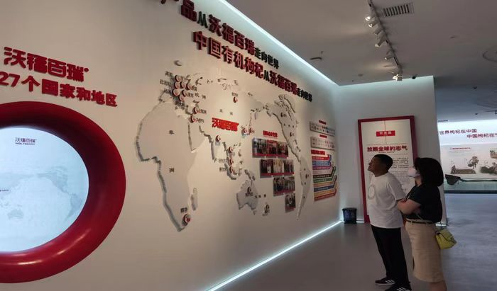 展馆枸杞文化内涵丰富。杨国梁摄