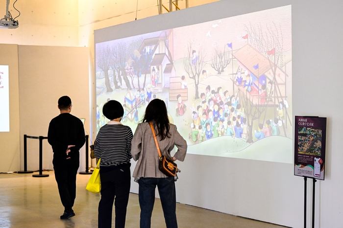 　　明基“风潮由我-CG数字艺术展”活动现场