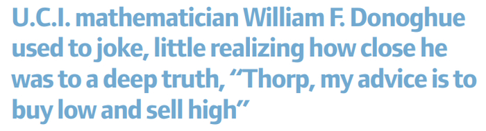 UCI教授威廉唐纳修对爱德华索普如是说，图源：Statistical Arbitrage