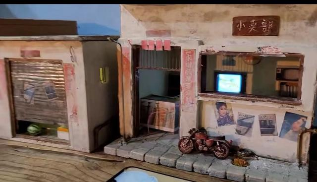 冯江涛还原的小卖部。受访者供图