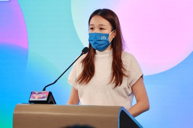 　　香港01有限公司行政总裁苏晓婷女士为活动致辞