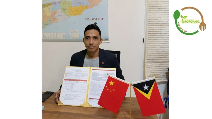 东帝汶加尼克食品公司经理 亚历山大·佩雷拉·索阿雷斯