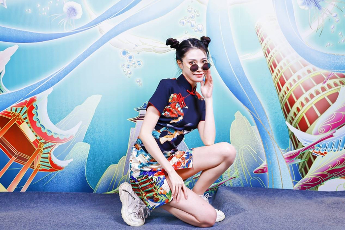 图10 国潮人像体验区学员优秀作品