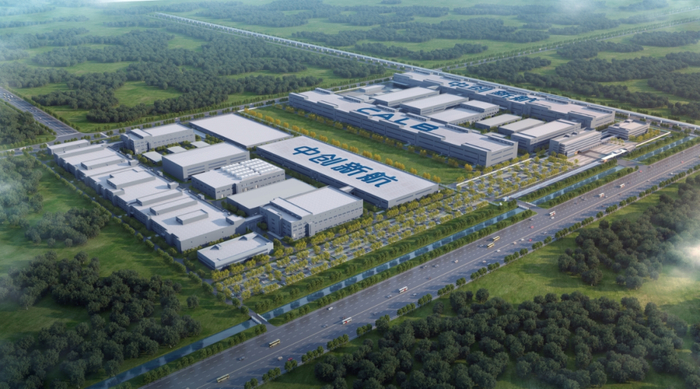 中创新航武汉产业基地鸟瞰图；图片来源：中创新航