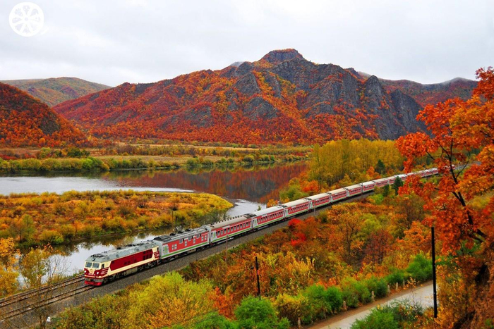 　　呼伦贝尔号旅游列车—外部