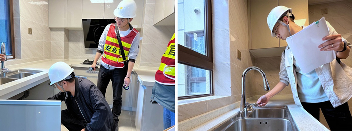 春城映象精装修交付样板层实地验收