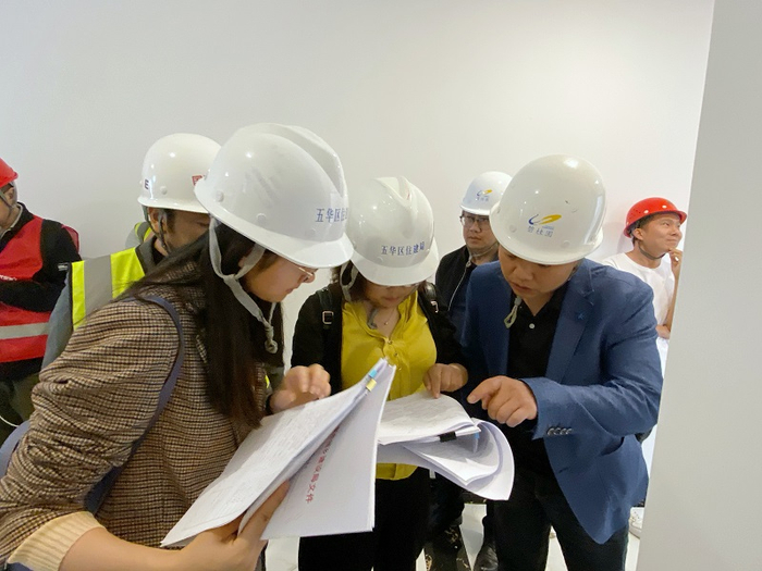 昆明市五华区建设工程质量安全监督部门实地验收