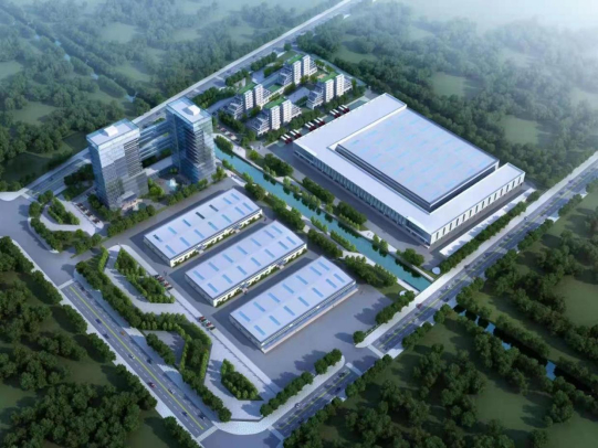 　　仙津公司基地鸟瞰图