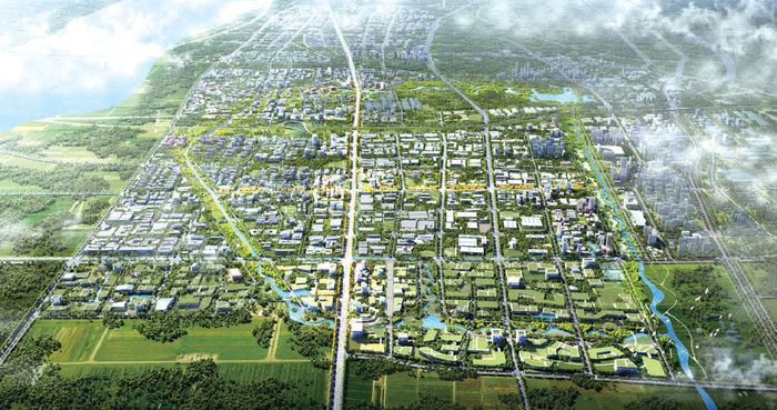 　　大兴生物医药产业基地规划效果图