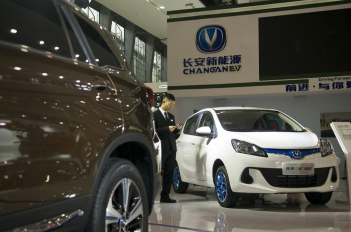 老款长安奔奔EV。 图源|IC图库