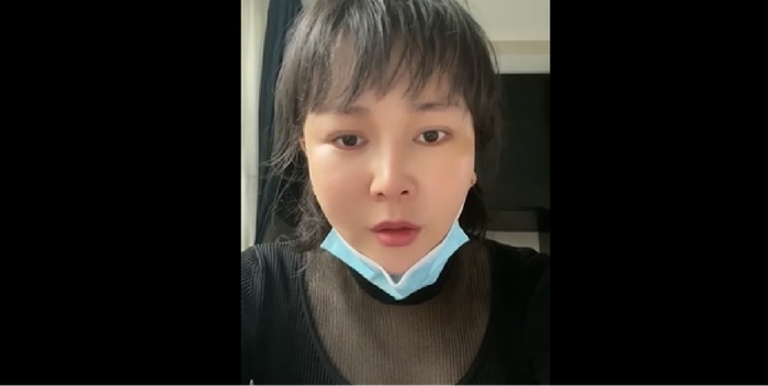 涉事女子郝某莉发布的自述视频截图