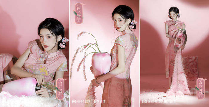 　　“豆蔻妆”草本中式古典大片