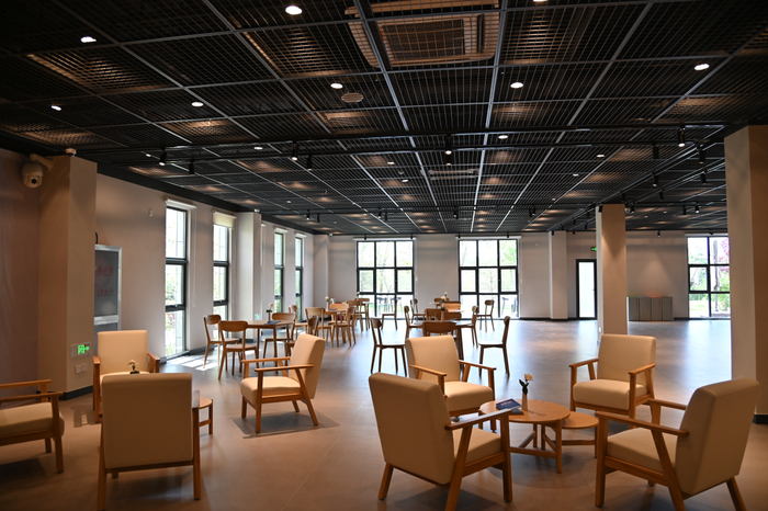 大兴机场廊坊城市航站楼内设有休息区。大兴机场供图