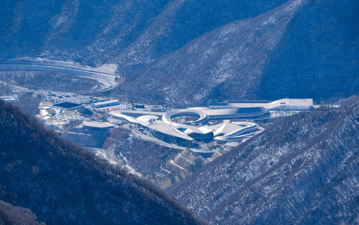 国家雪车雪橇中心。新京报记者 陶冉 摄