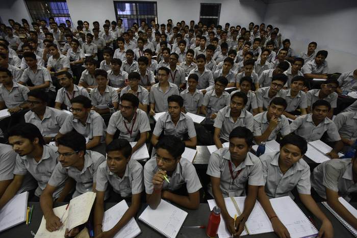 印度科塔的补习机构现场&nbsp; &nbsp;图源：Getty