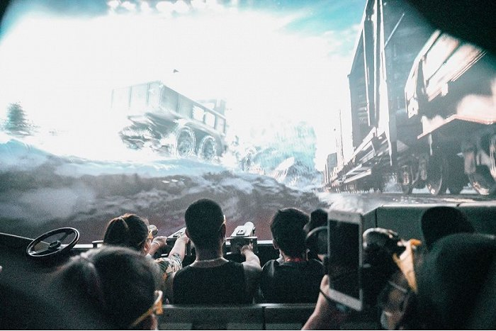 赣州方特主题公园的体验项目具有极强的互动性，给游客带来全新体验。赣州方特主题公园供图&nbsp; &nbsp;