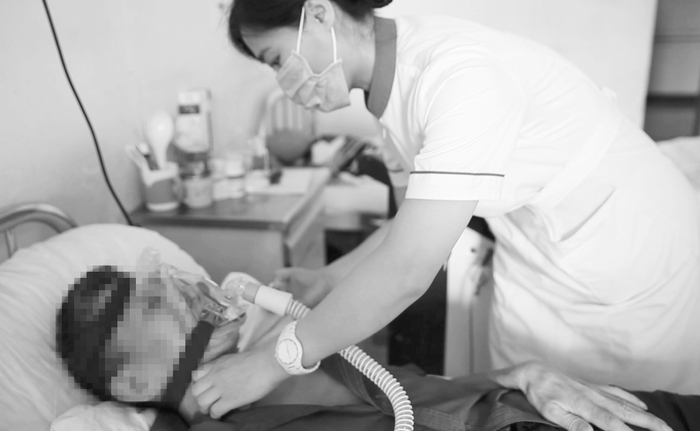 　　■分级护理渐冻症患者。