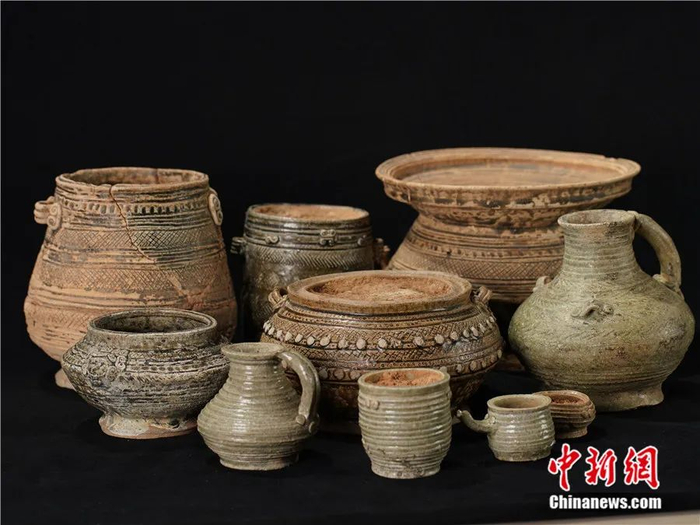 自浙江衢江西周高等级土墩墓群出土的原始瓷。中新社发 国家文物局 供图