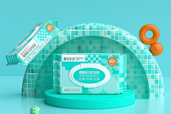 　　蓬松生活新品：湿厕纸