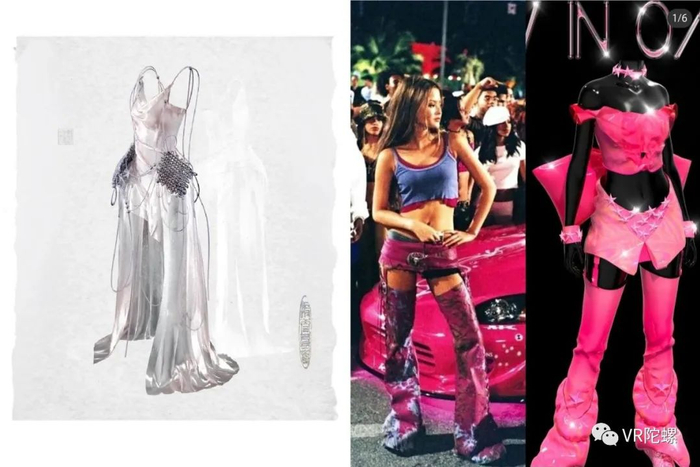 左：Dimension 7【新中式风格】；右：LIV IN OASIS【Y2K风格】（图源：小红书）